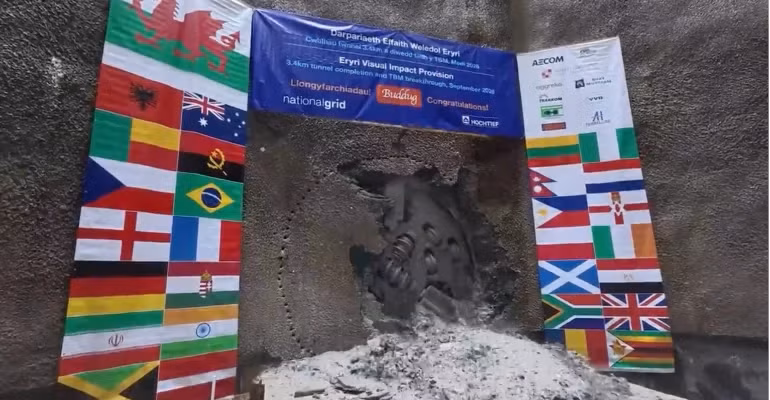 Eryri VIP project tunnel