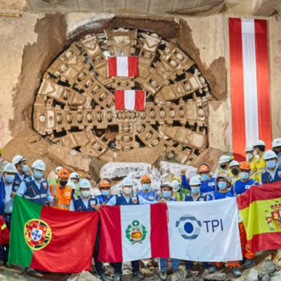 Lima Metro Line 4 breakthrough