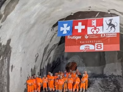 Kaiserstuhl Tunnel excavation