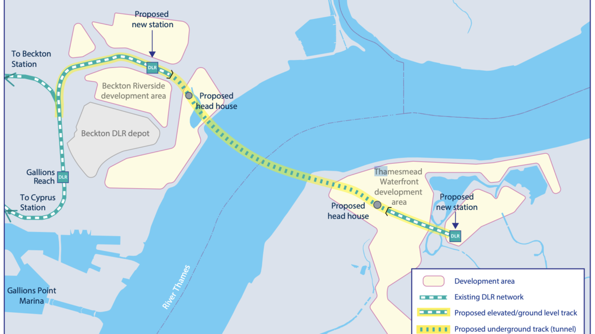 DLR Thames tunnel extension