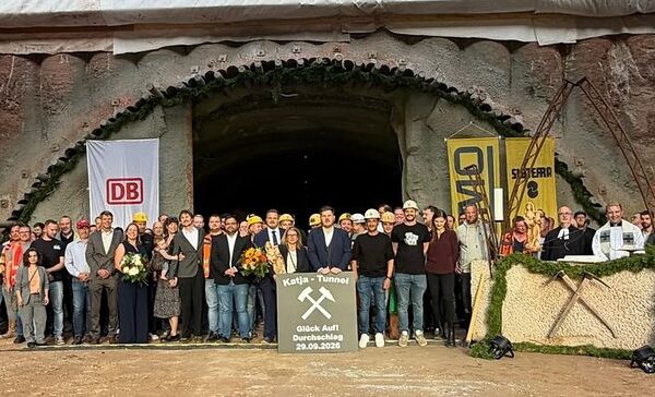 Breakthrough for new Cornberg rail tunnel