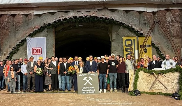 Breakthrough for new Cornberg rail tunnel